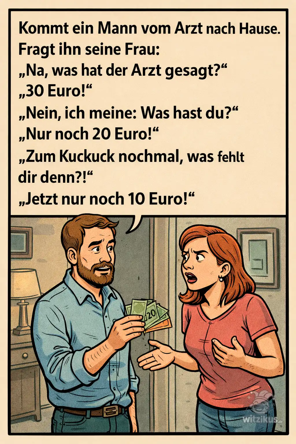 566517-mann-arzt-frau-30-euro-20-euro-10-euro-fehlt