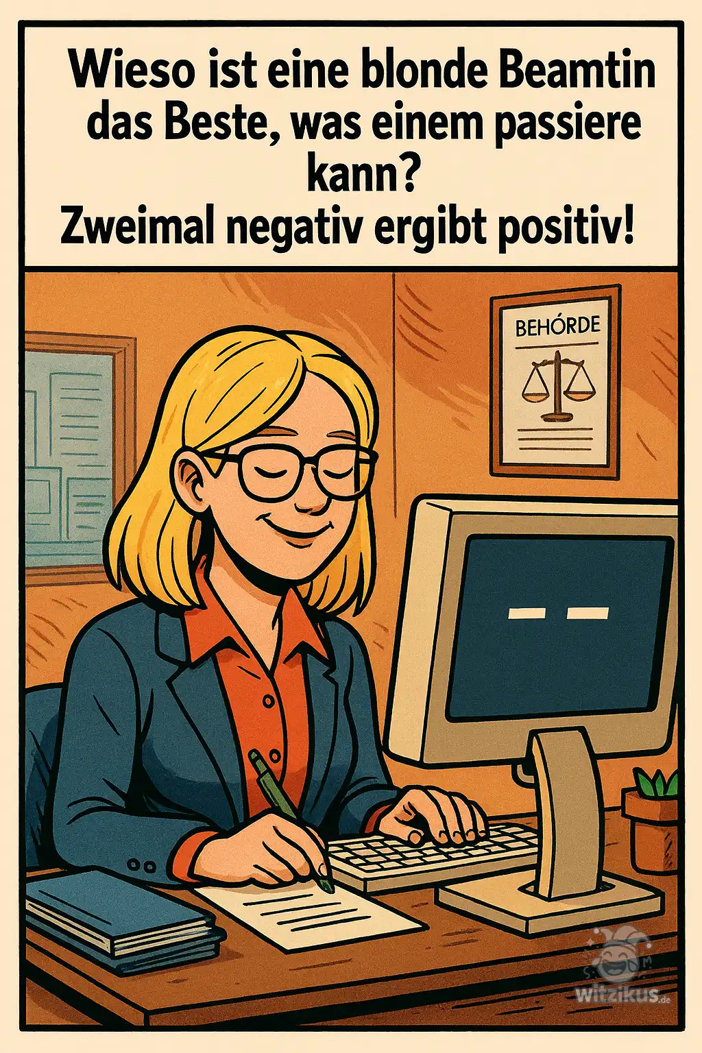 604088-wieso-blonde-beamtin-beste-passieren-zweimal-negativ-ergibt-positiv-kann