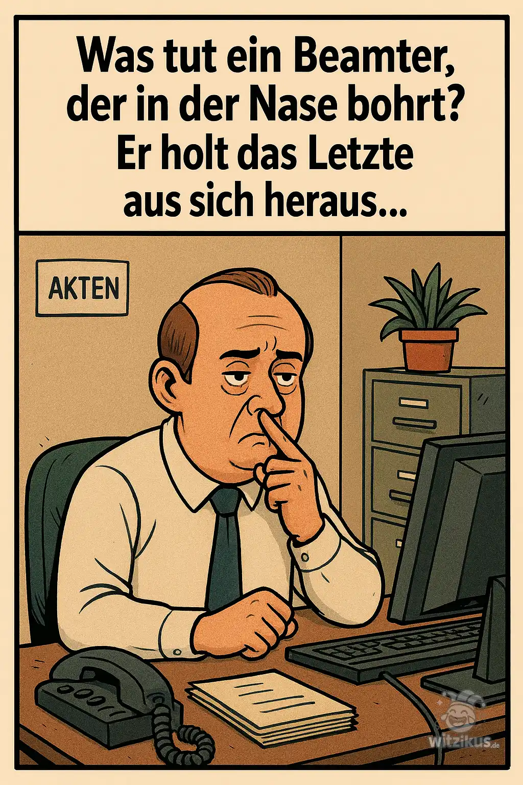 609671-was-tut-beamter-nase-bohrt-holt-letzte-aus-sich-heraus