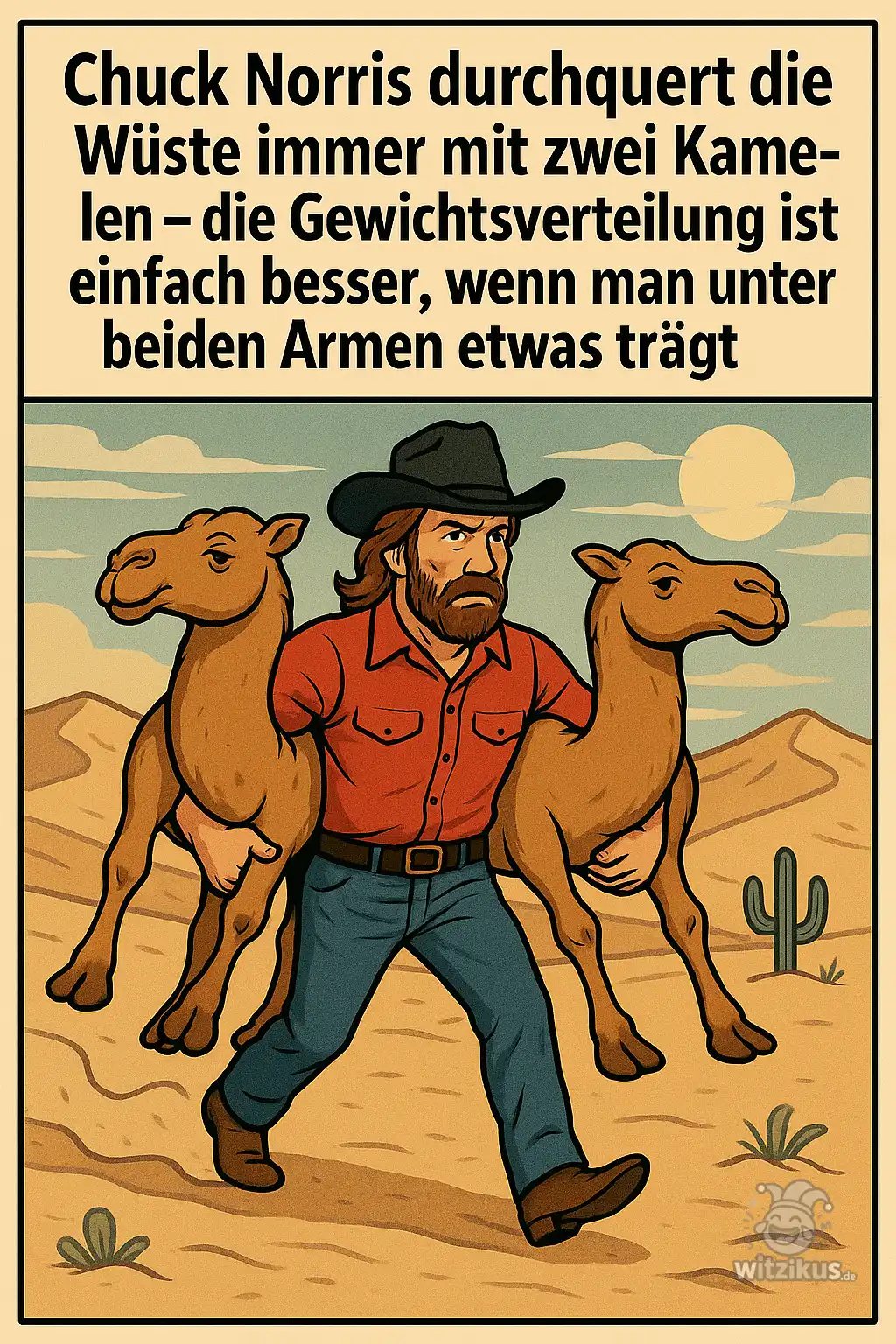 617133-chuck-norris-durchquert-wueste-zwei-kamele-gewichtsverteilung-besser-armen-traegt