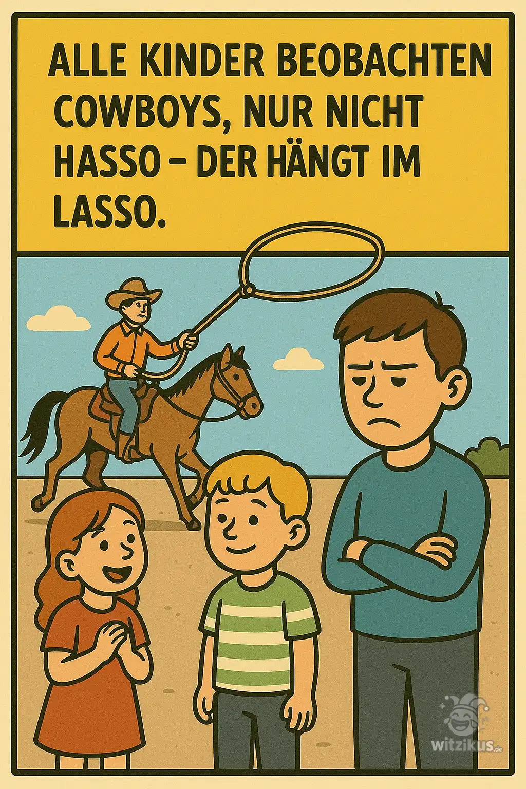 686677-alle-kinder-beobachten-cowboys-nur-nicht-hasso-der-haengt-im-lasso