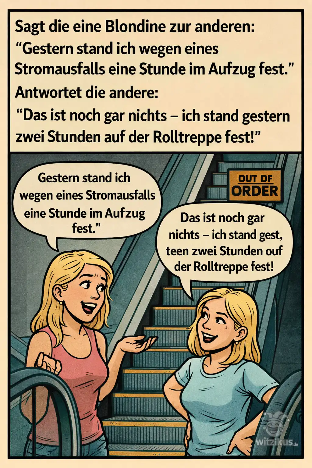 695667-blondine-gestern-stromausfalls-stunde-aufzug-fest-andere-zwei-stunden-rolltreppe